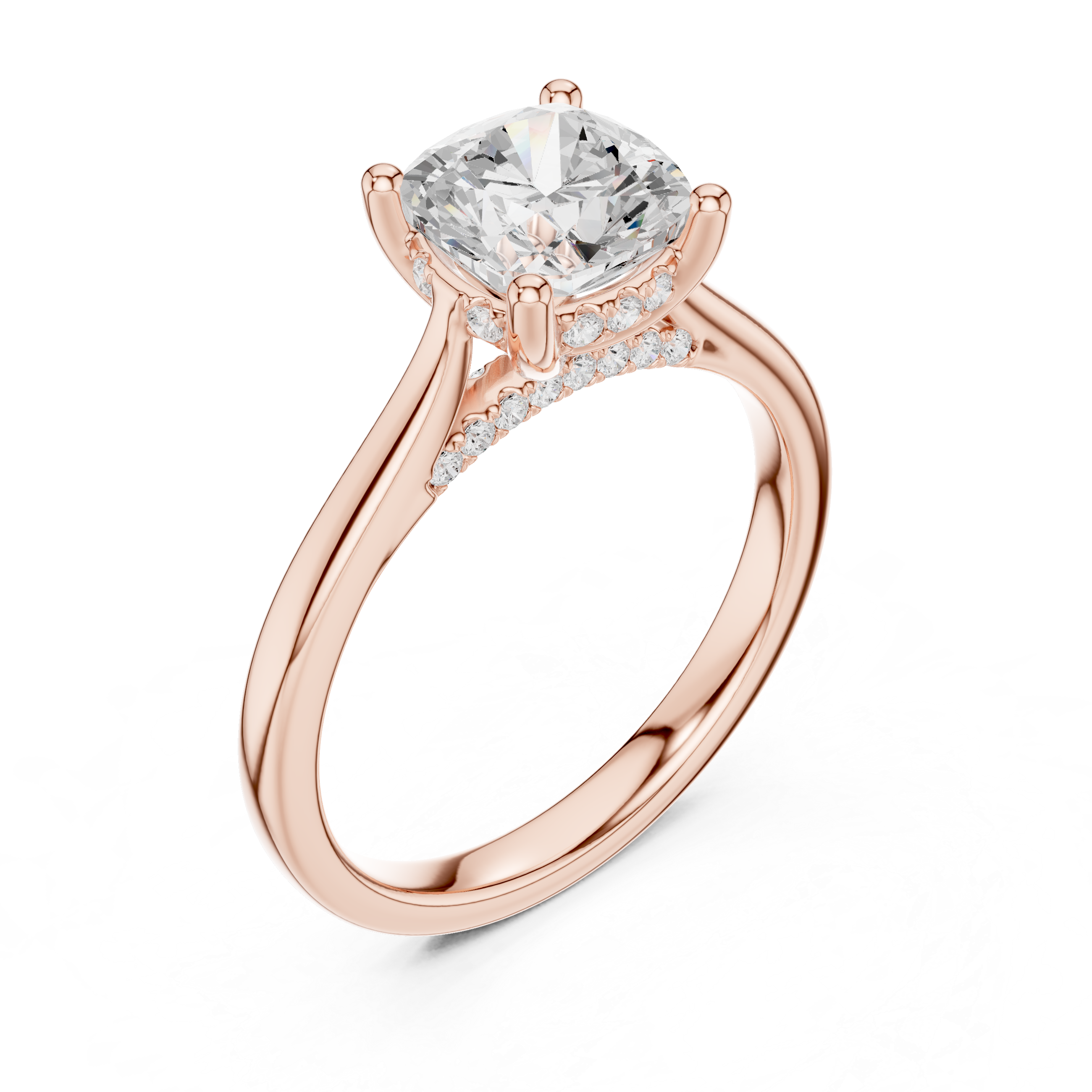 Seaside Pearl Lab Grown Diamond Ring