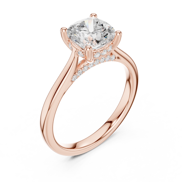 Seaside Pearl Lab Grown Diamond Ring