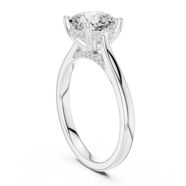Seaside Pearl Lab Grown Diamond Ring