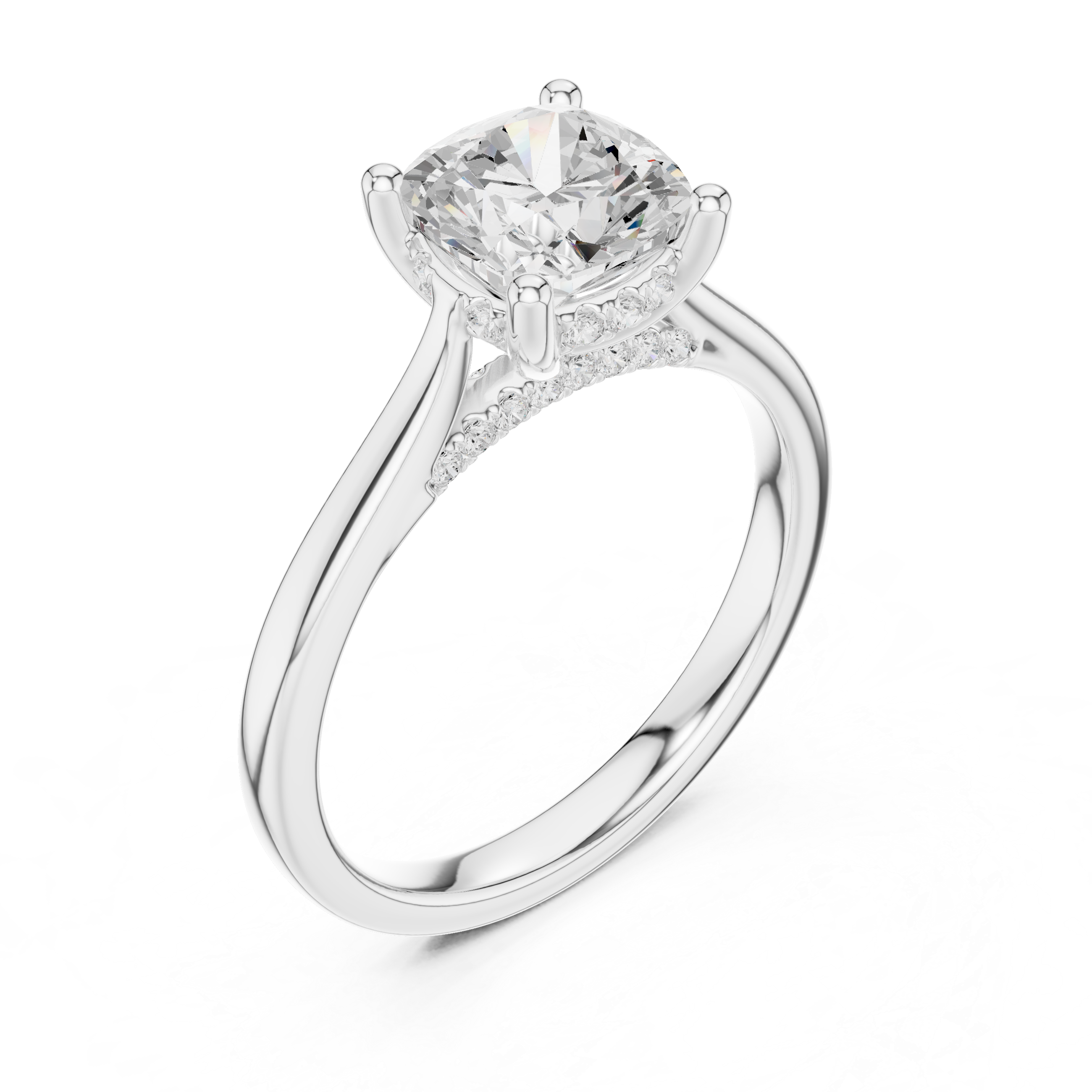 Seaside Pearl Lab Grown Diamond Ring