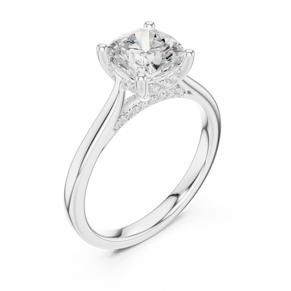 Seaside Pearl Lab Grown Diamond Ring