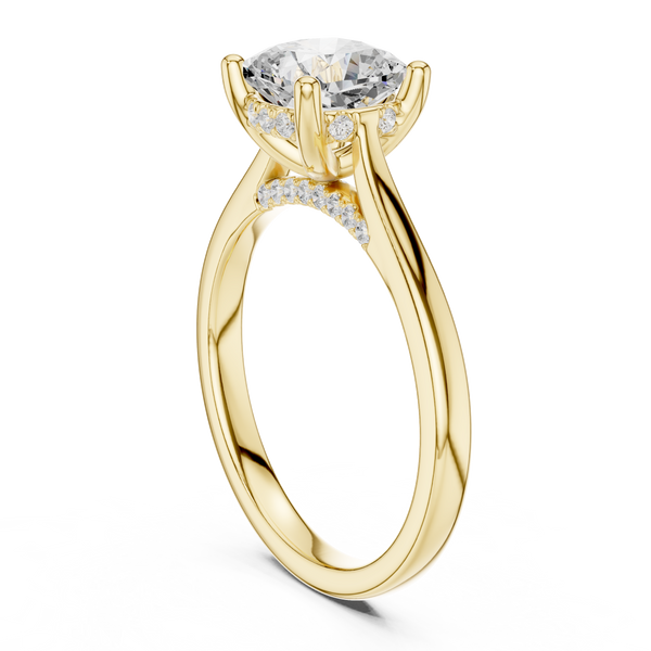 Seaside Pearl Lab Grown Diamond Ring