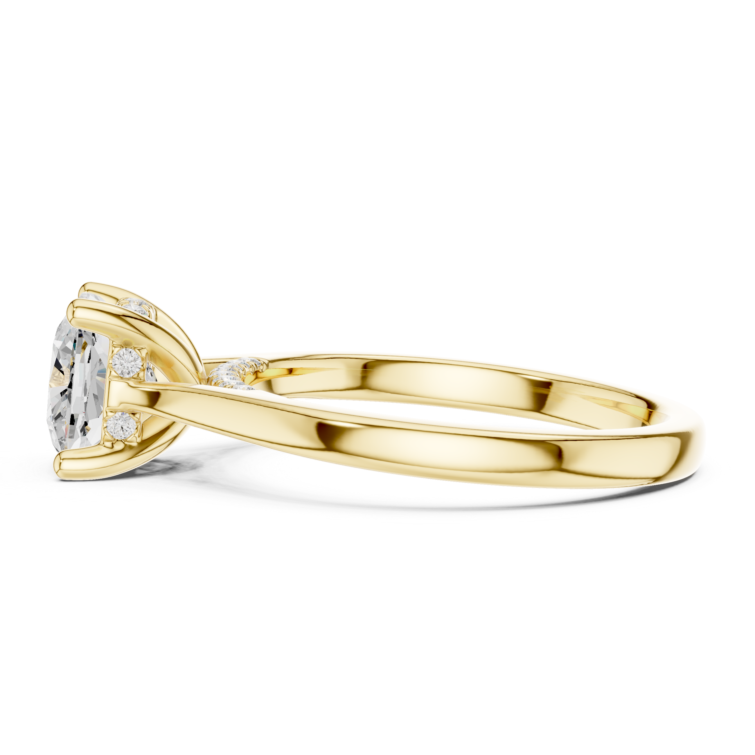 Seaside Pearl Lab Grown Diamond Ring