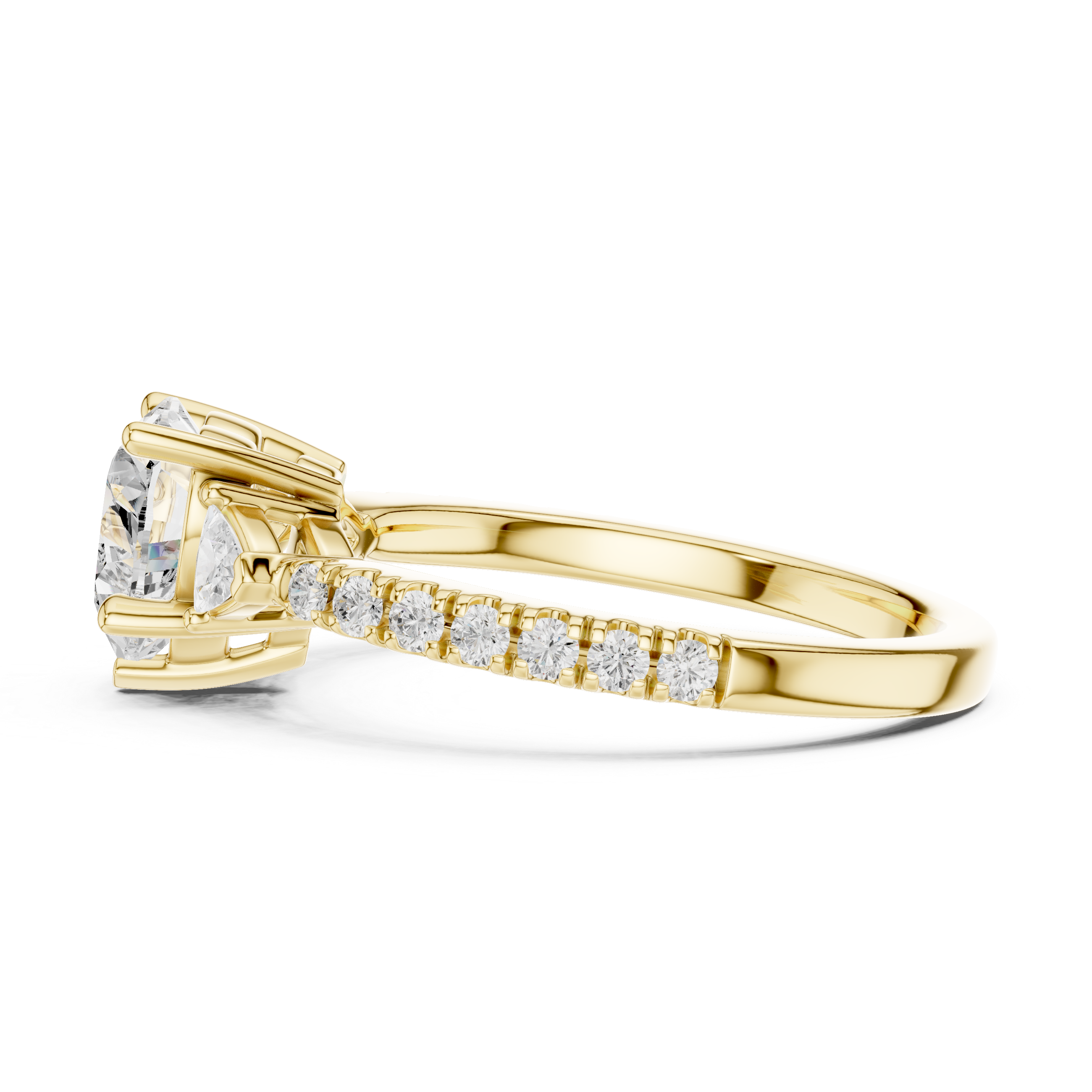 Shining Blossom Lab Grown Diamond Ring