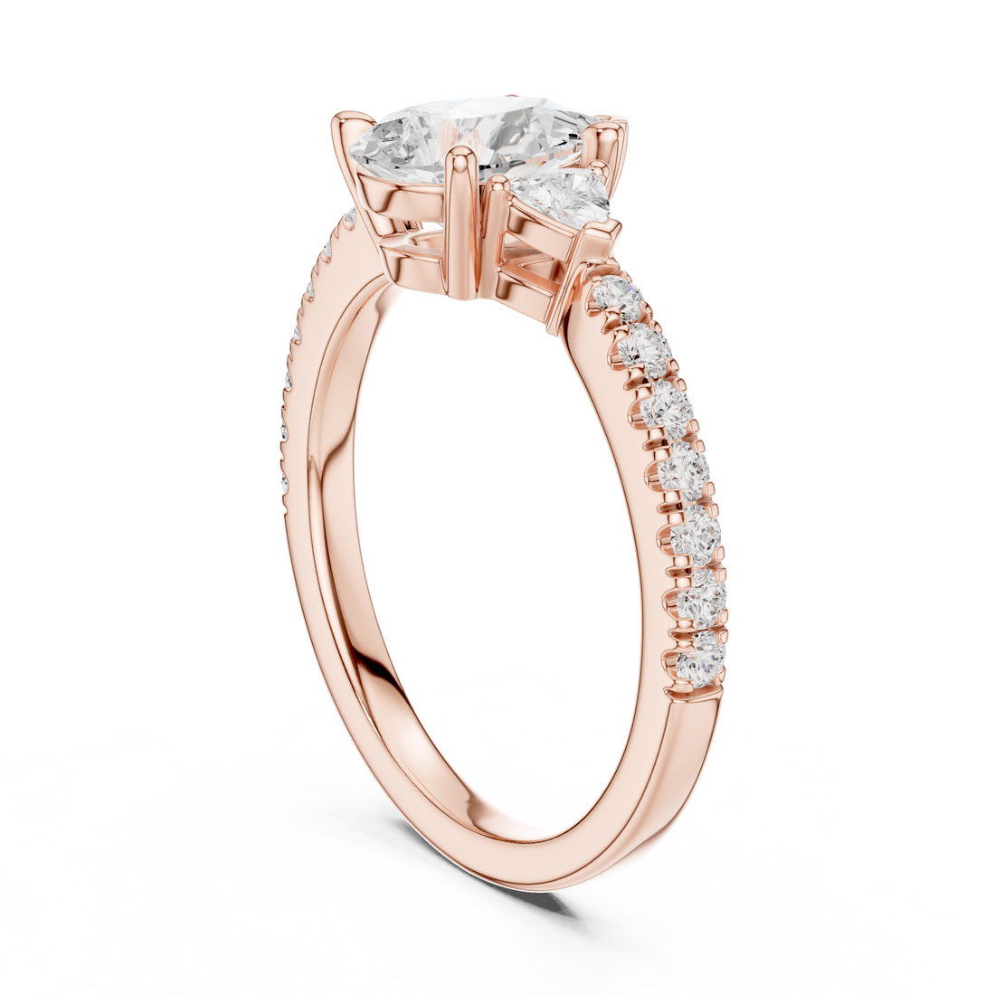 Silver Charm Lab Grown Diamond Ring