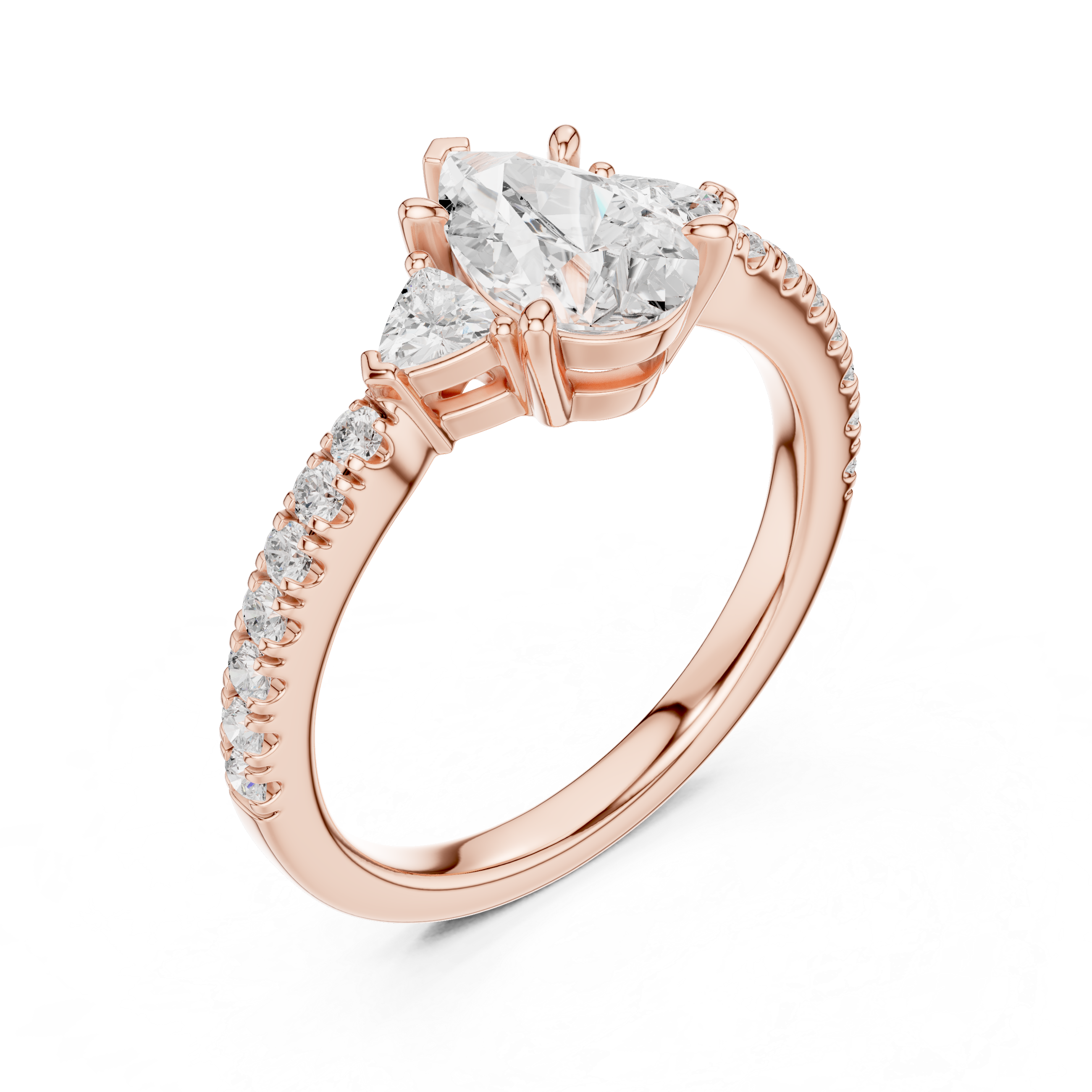 Silver Charm Lab Grown Diamond Ring