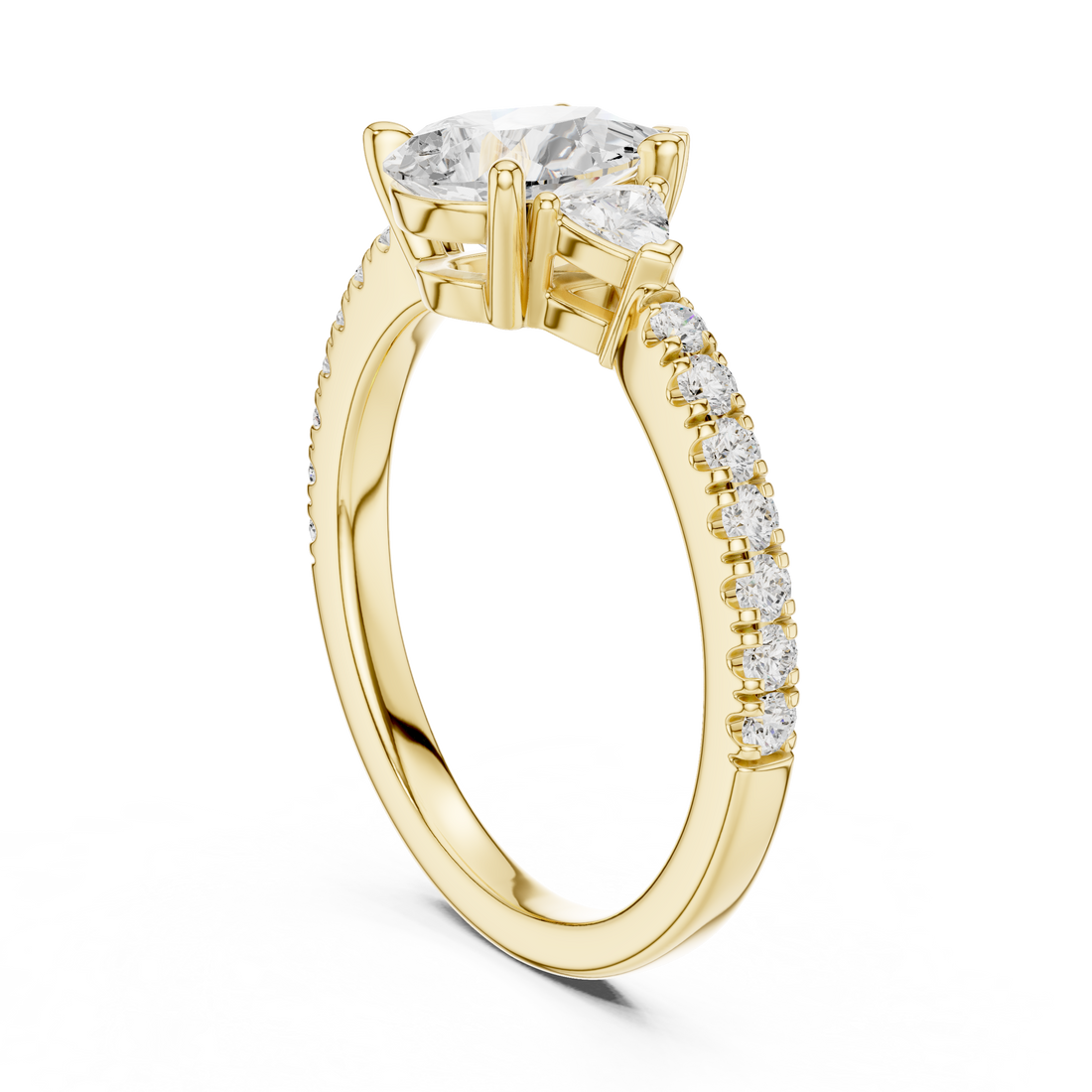 Silver Charm Lab Grown Diamond Ring