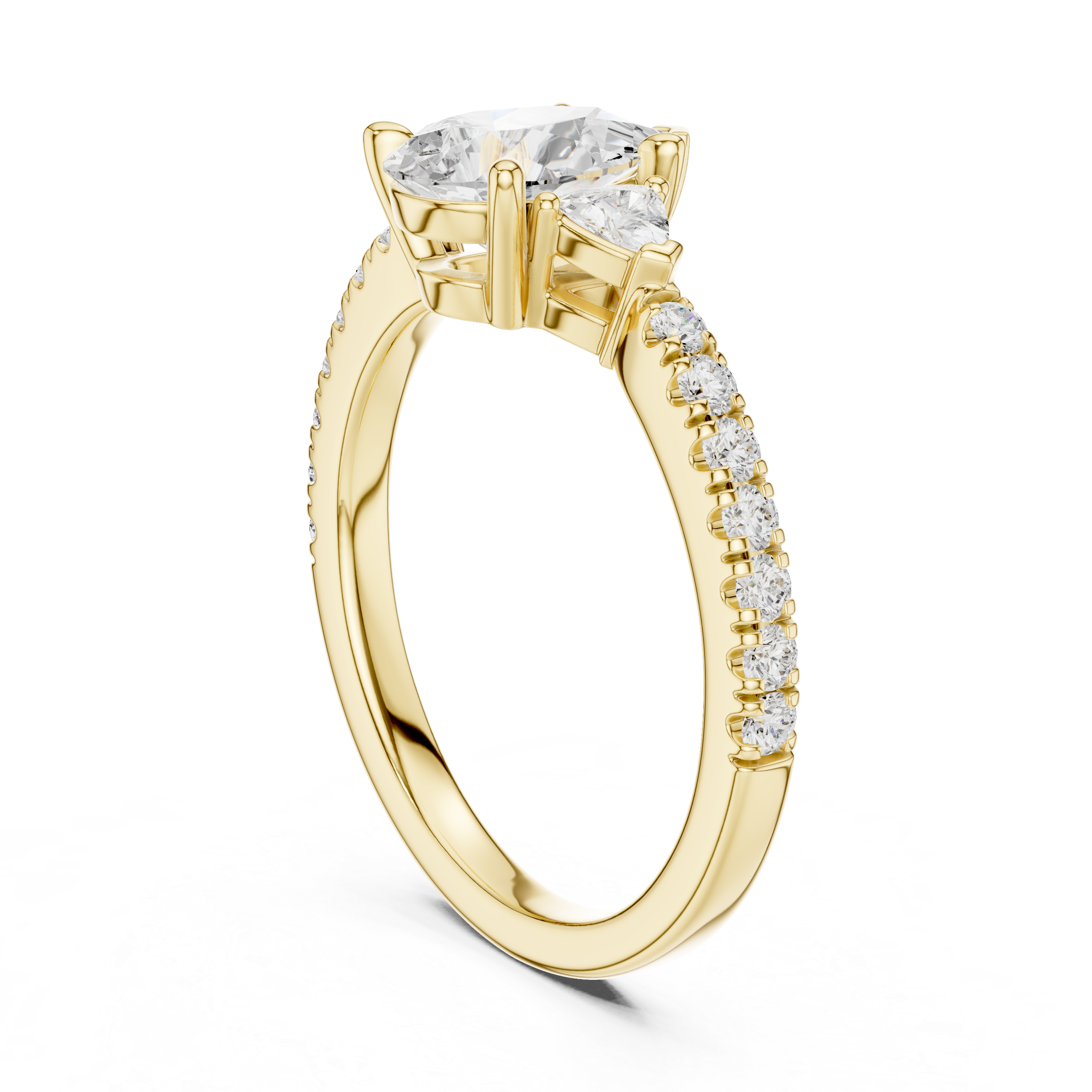 Silver Charm Lab Grown Diamond Ring