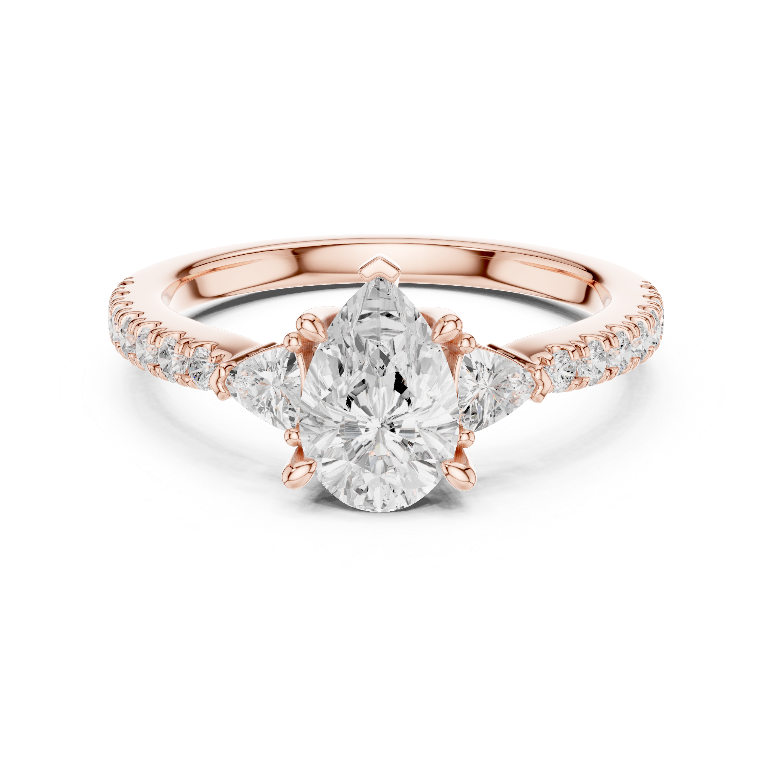Silver Charm Lab Grown Diamond Ring