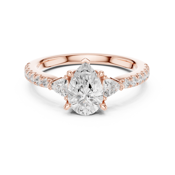 Silver Charm Lab Grown Diamond Ring