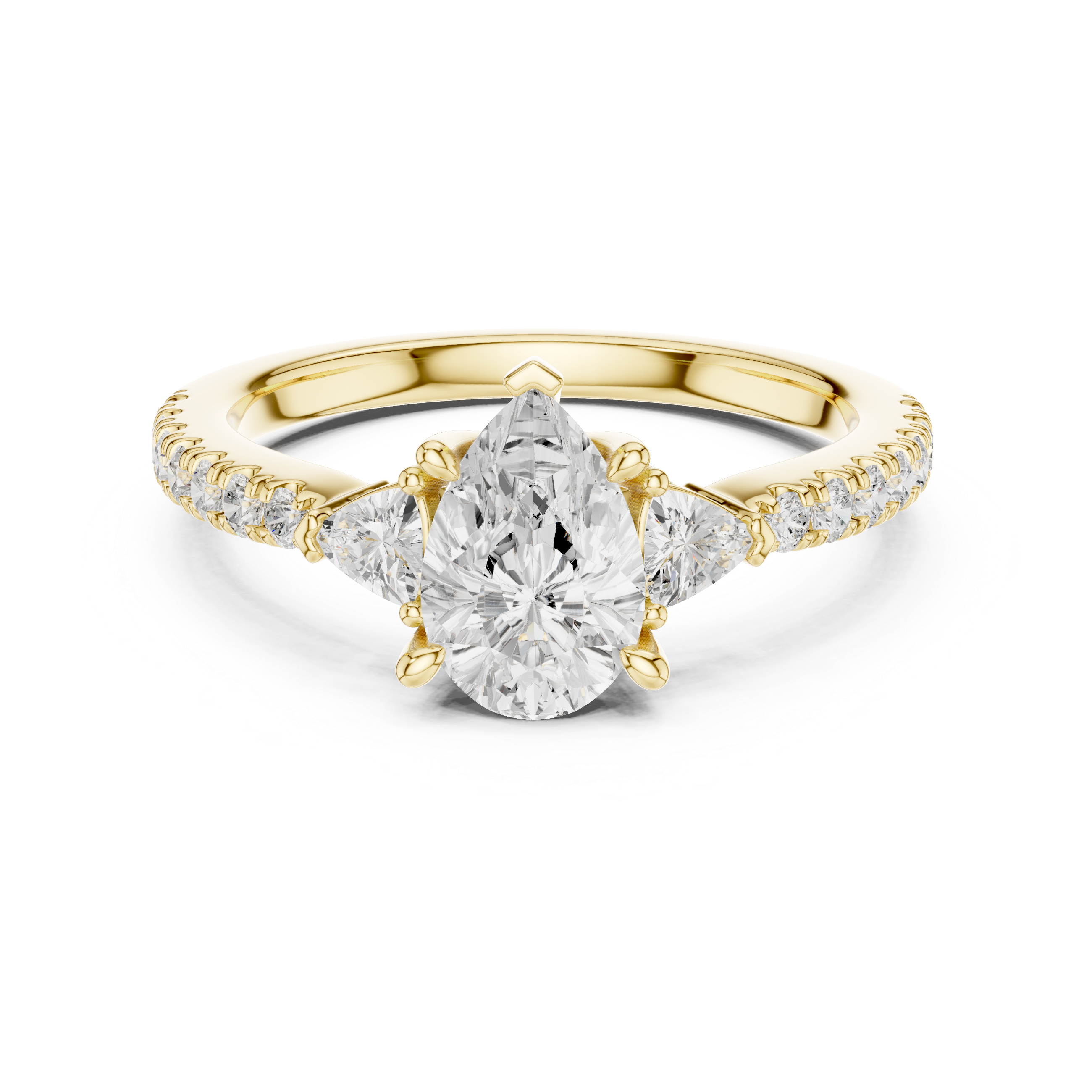 Silver Charm Lab Grown Diamond Ring