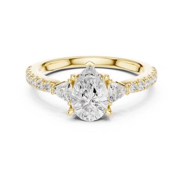 Silver Charm Lab Grown Diamond Ring