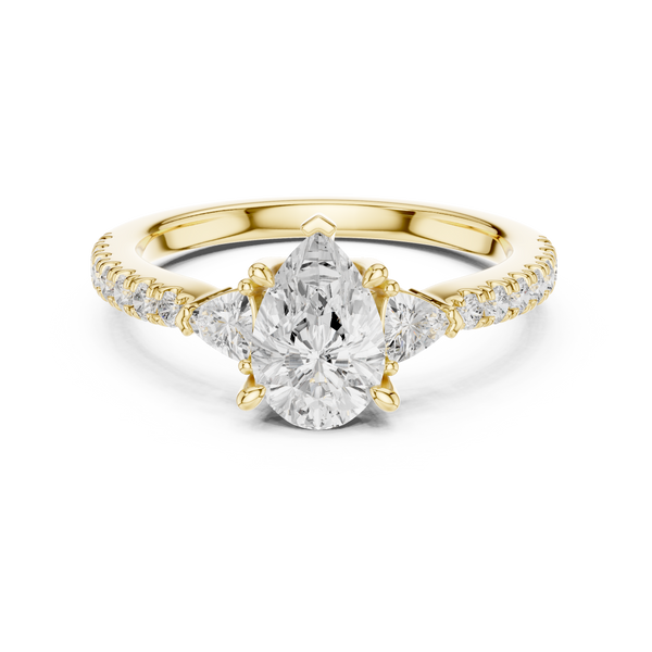 Silver Charm Lab Grown Diamond Ring