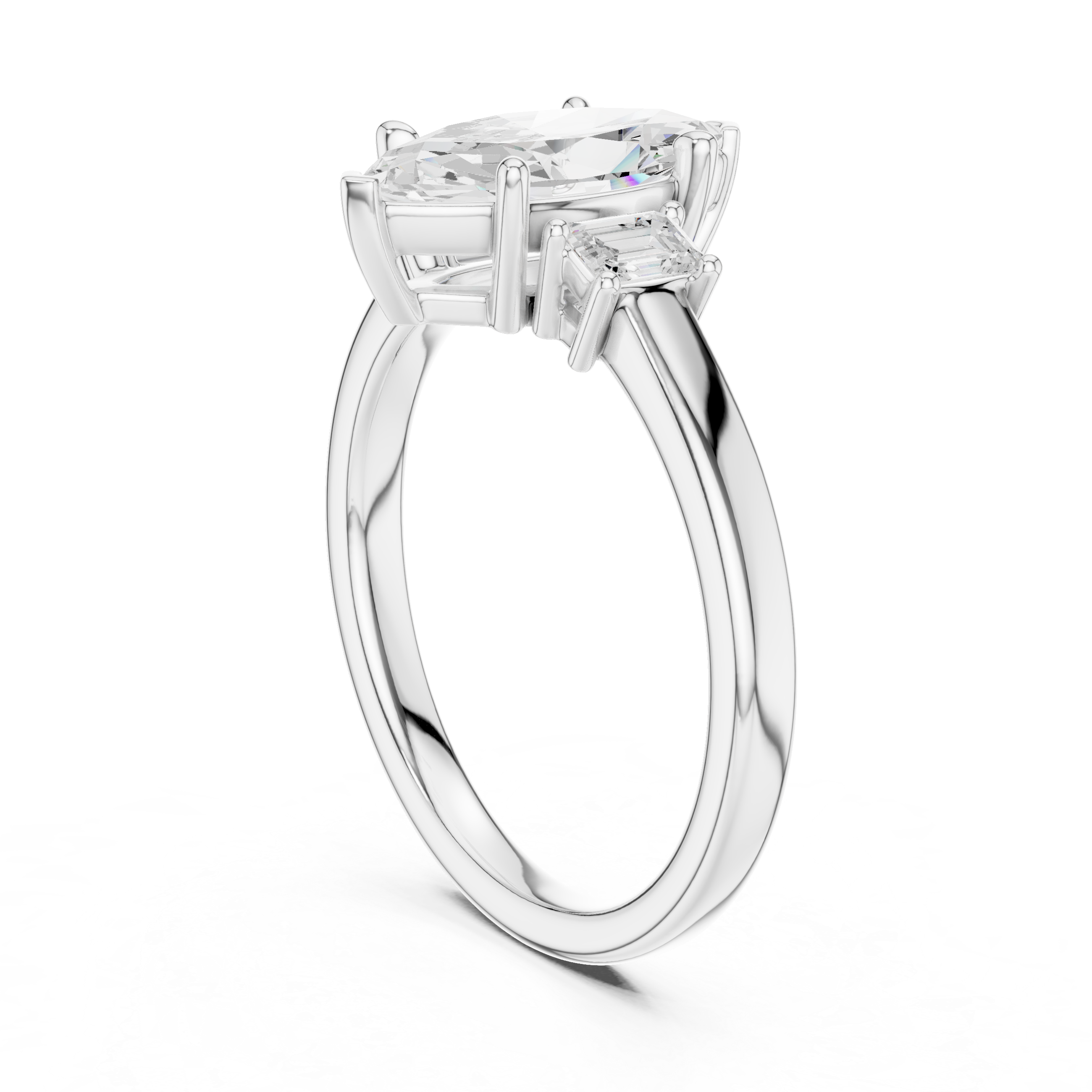 Elegant Sparkle Lab Grown Diamond Ring