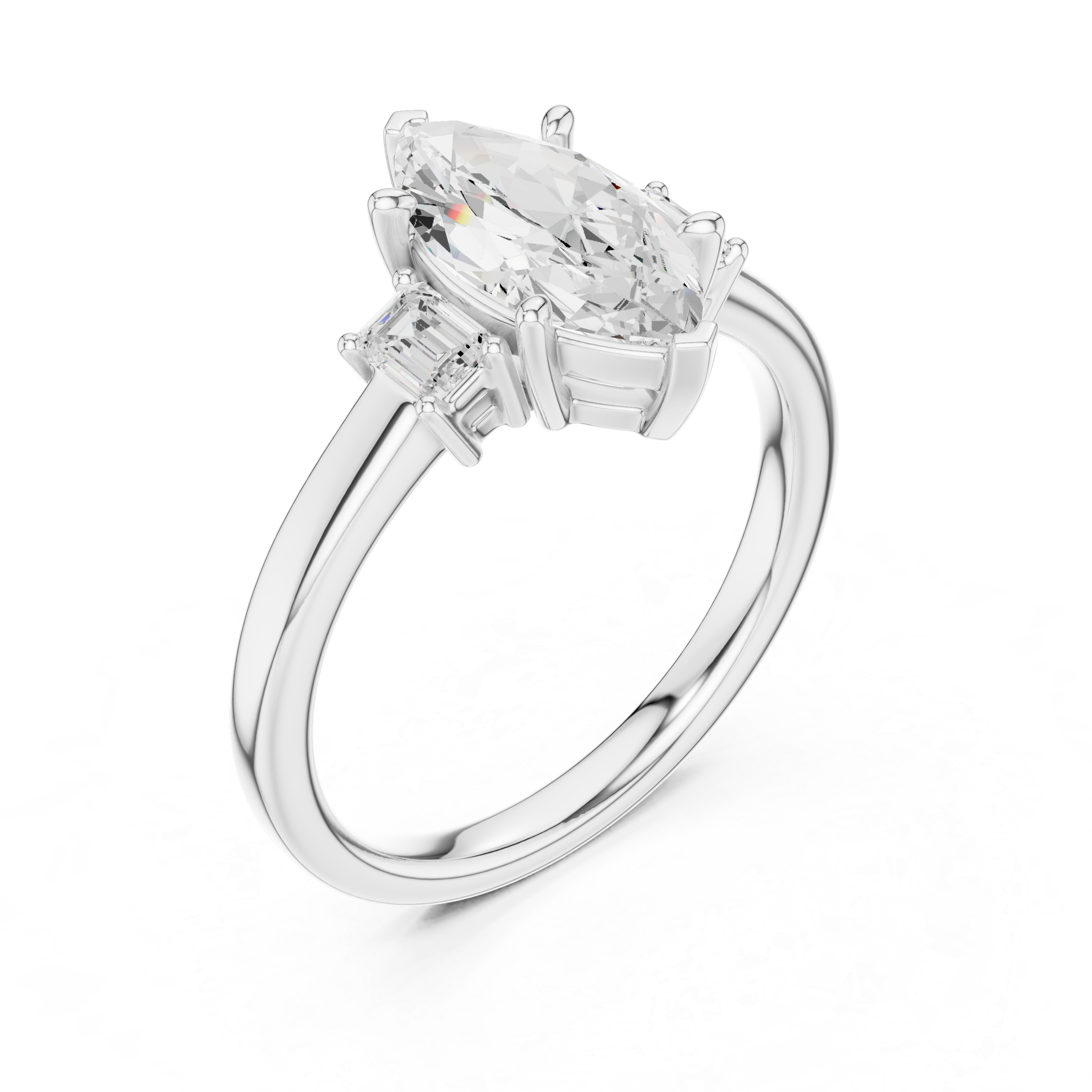 Elegant Sparkle Lab Grown Diamond Ring