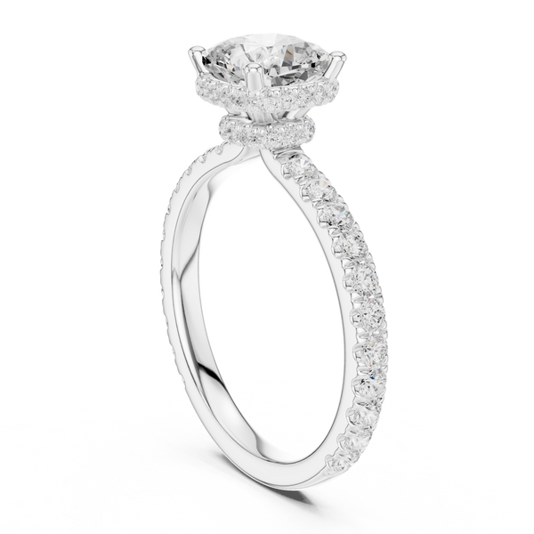 Pure Blossom Lab Grown Diamond Ring