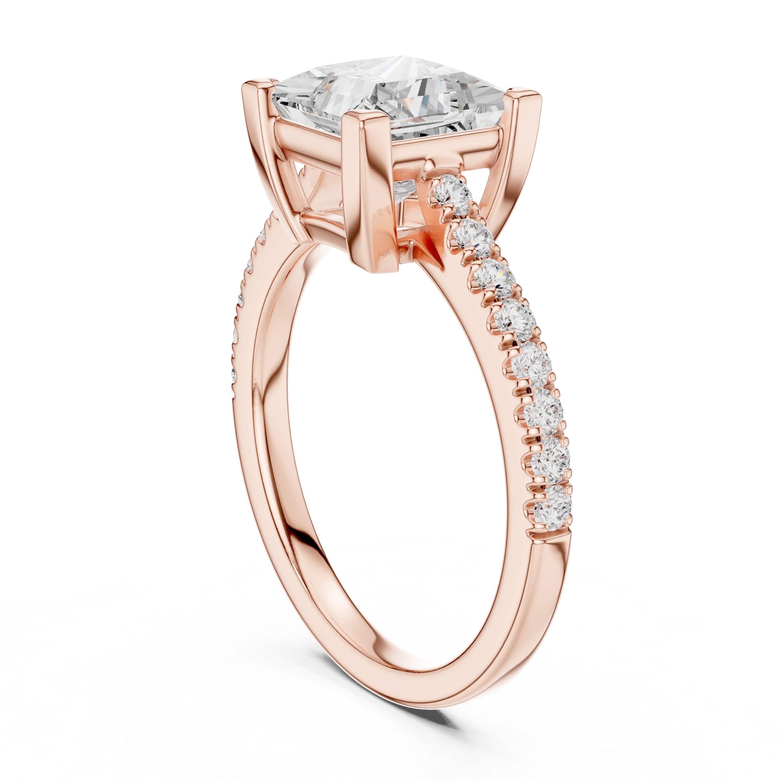 Crystal Aura Lab Grown Diamond Ring