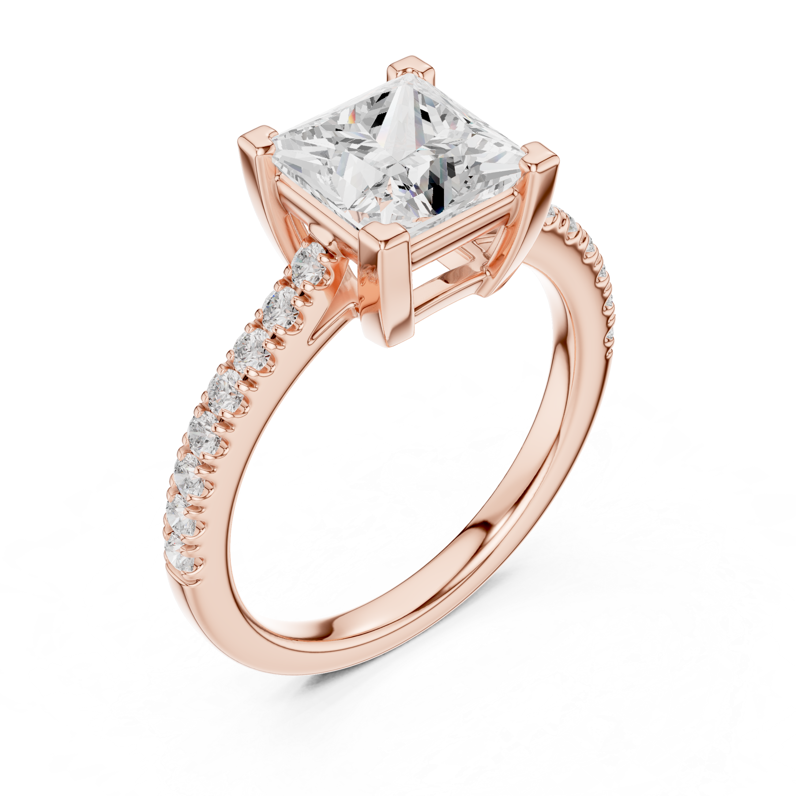 Crystal Aura Lab Grown Diamond Ring