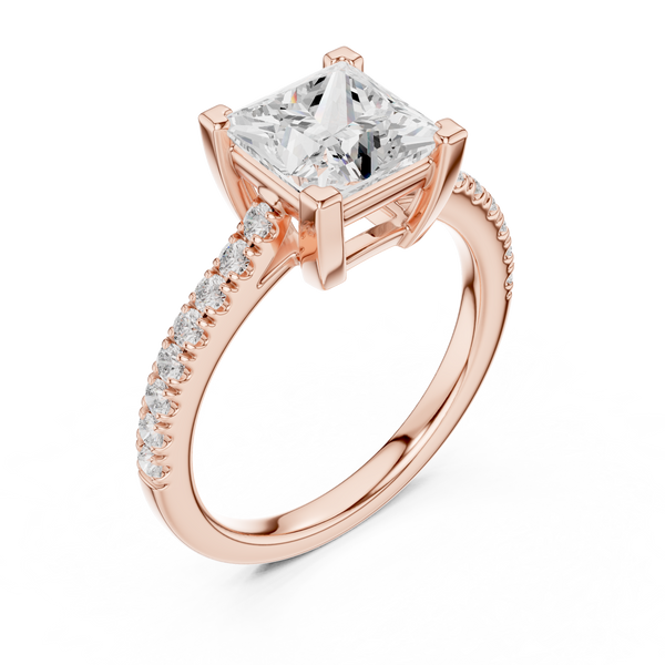 Crystal Aura Lab Grown Diamond Ring