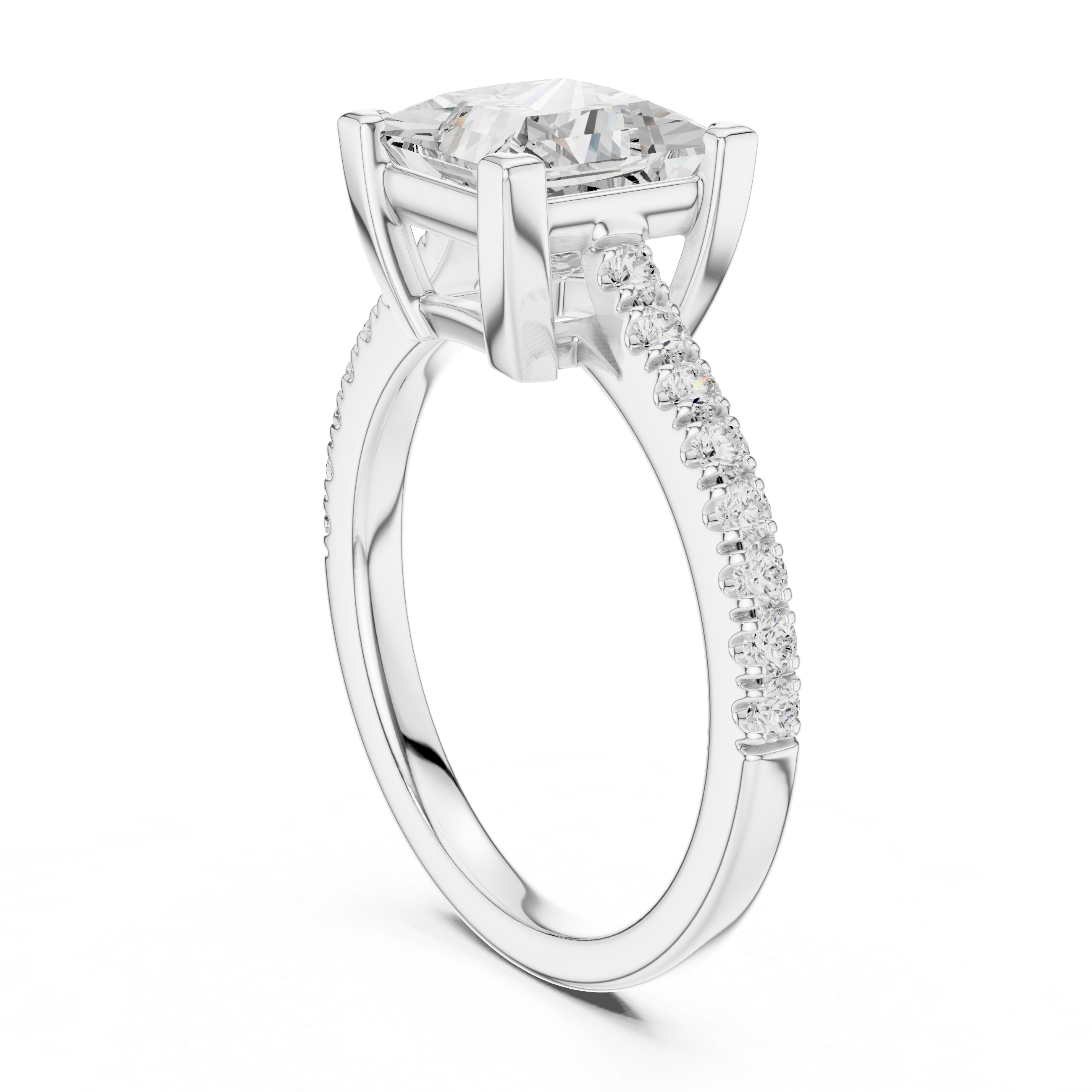 Crystal Aura Lab Grown Diamond Ring