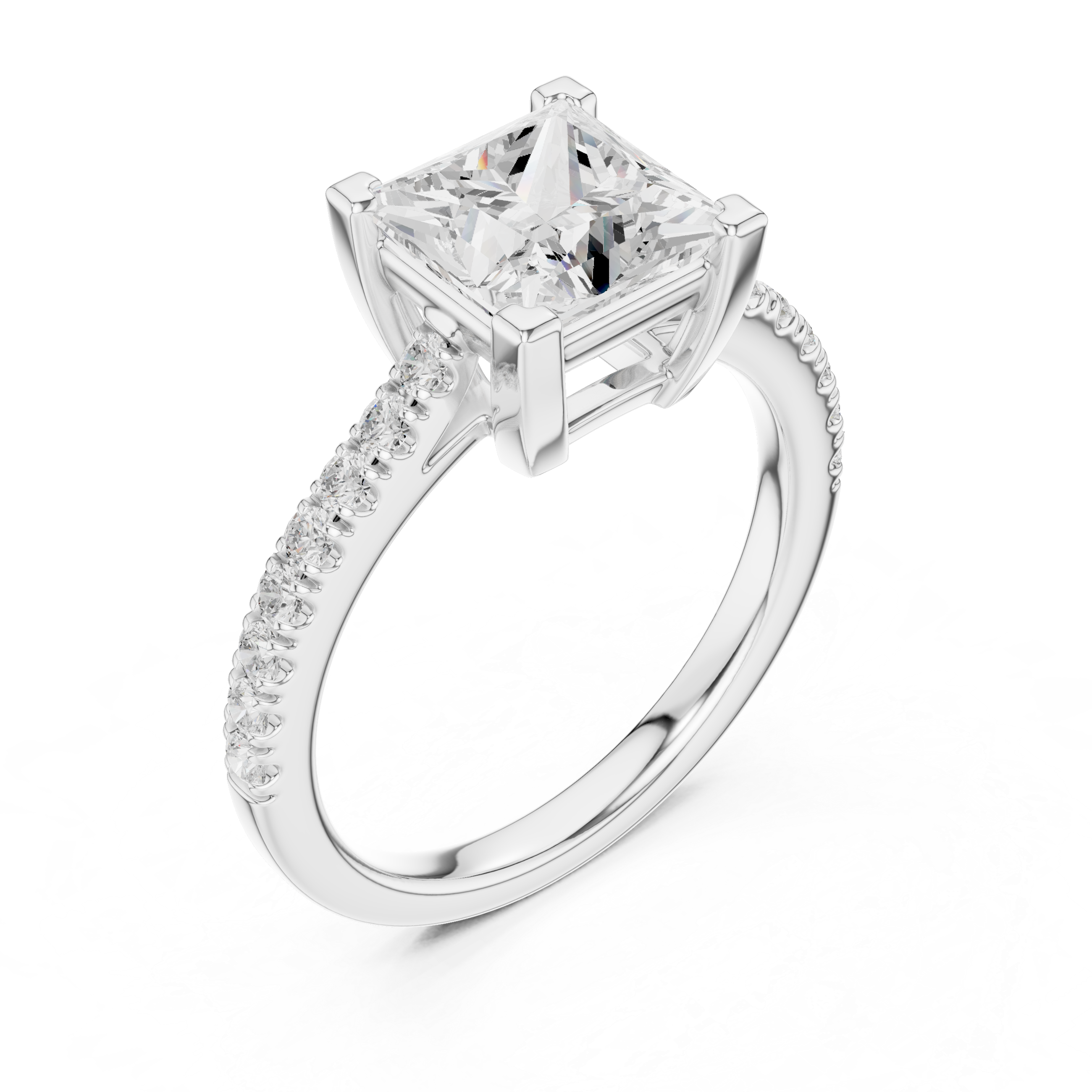 Crystal Aura Lab Grown Diamond Ring