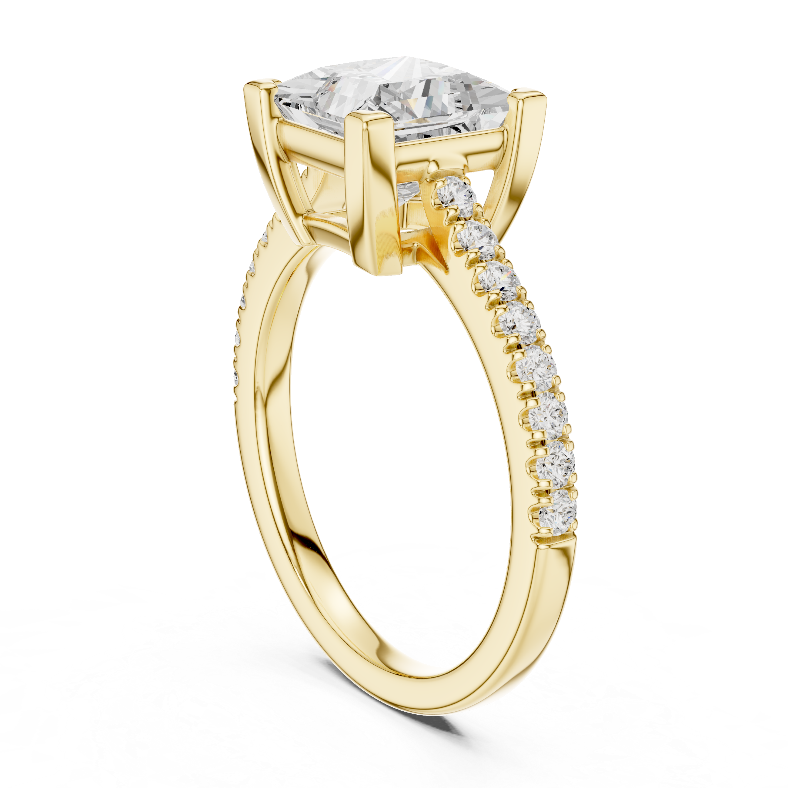Crystal Aura Lab Grown Diamond Ring