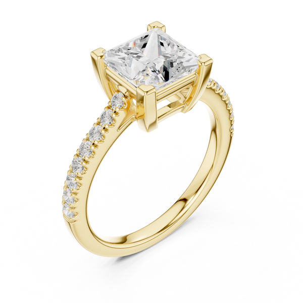 Crystal Aura Lab Grown Diamond Ring