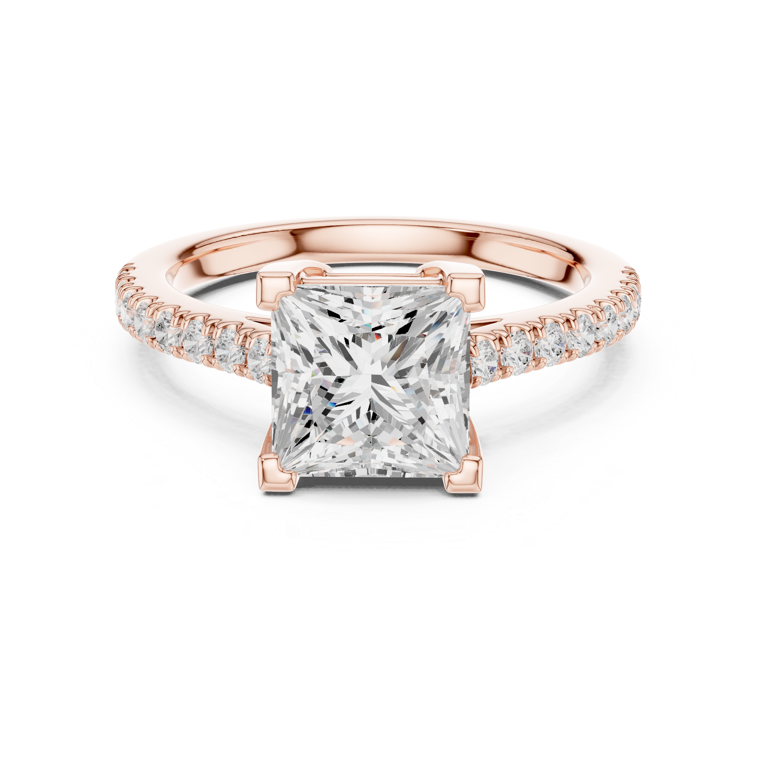 Crystal Aura Lab Grown Diamond Ring