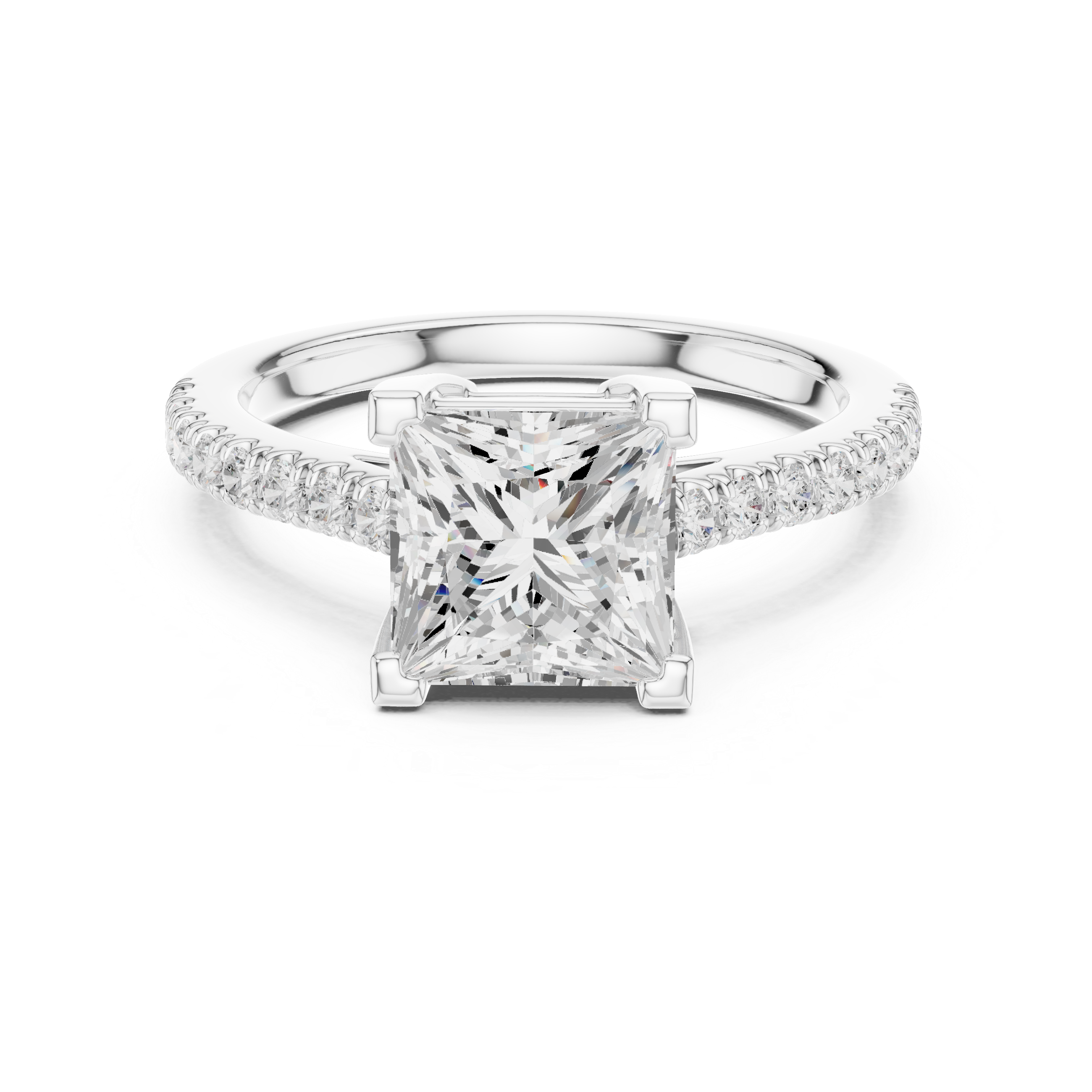 Crystal Aura Lab Grown Diamond Ring