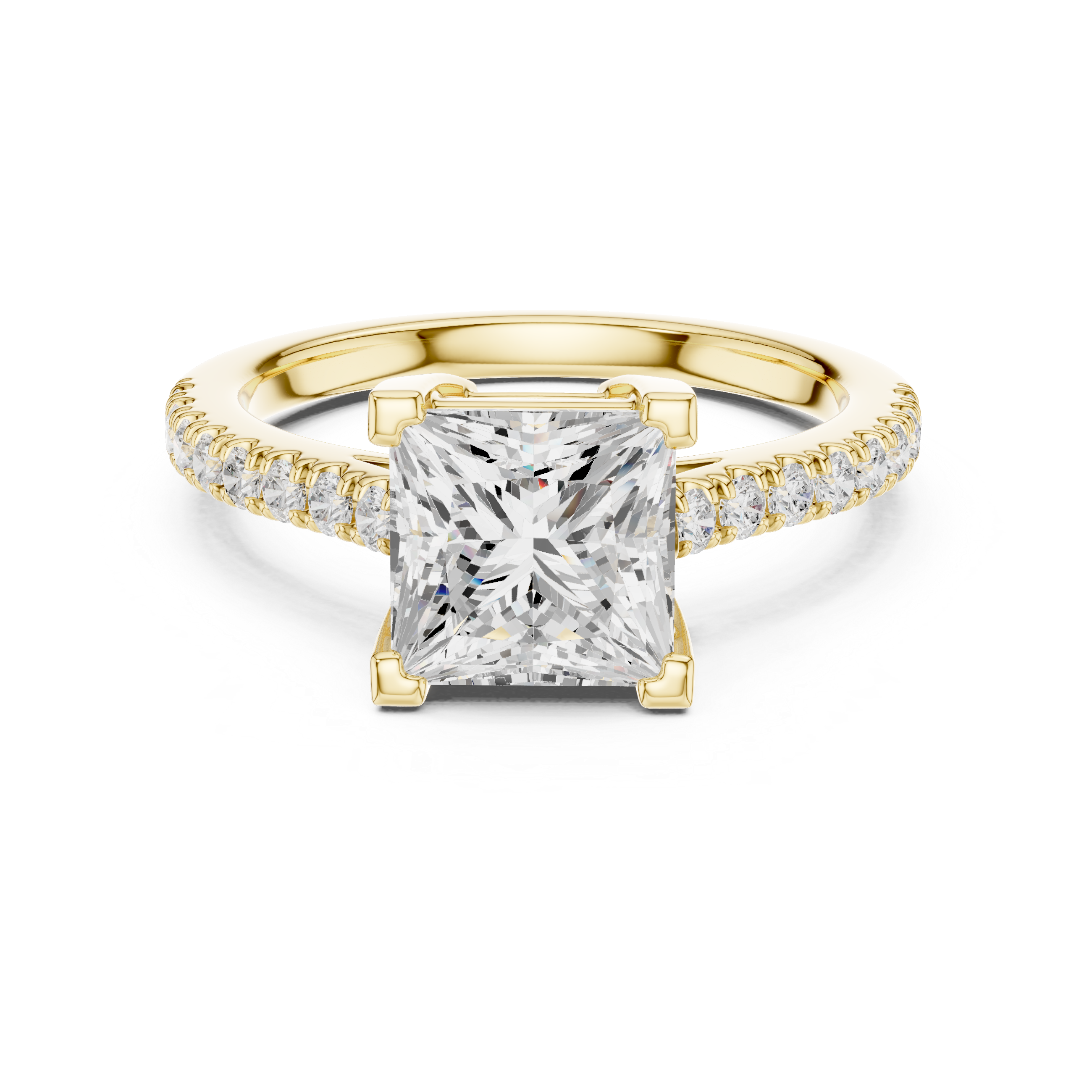 Crystal Aura Lab Grown Diamond Ring