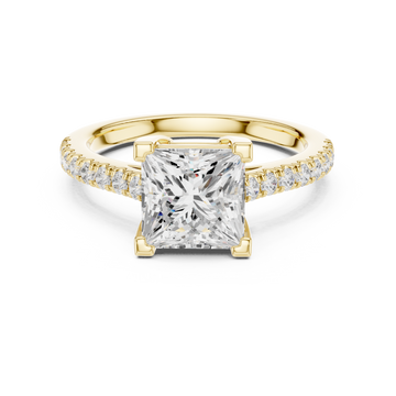 Crystal Aura Lab Grown Diamond Ring