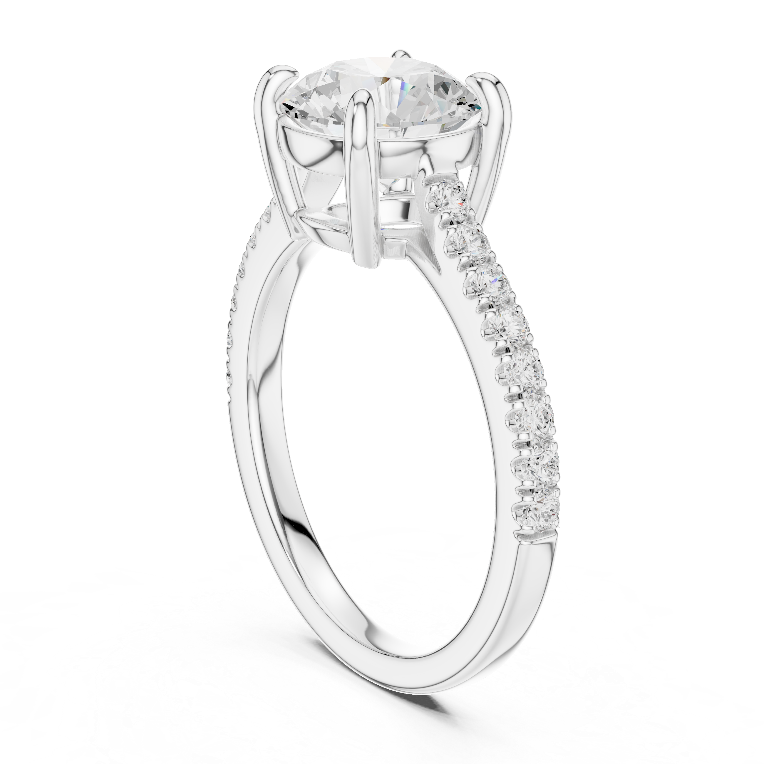 Delicate Blossom Lab Grown Diamond Ring