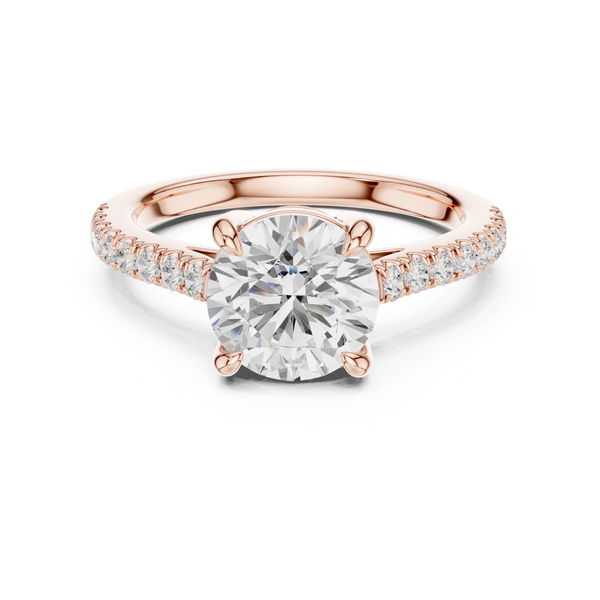 Delicate Blossom Lab Grown Diamond Ring
