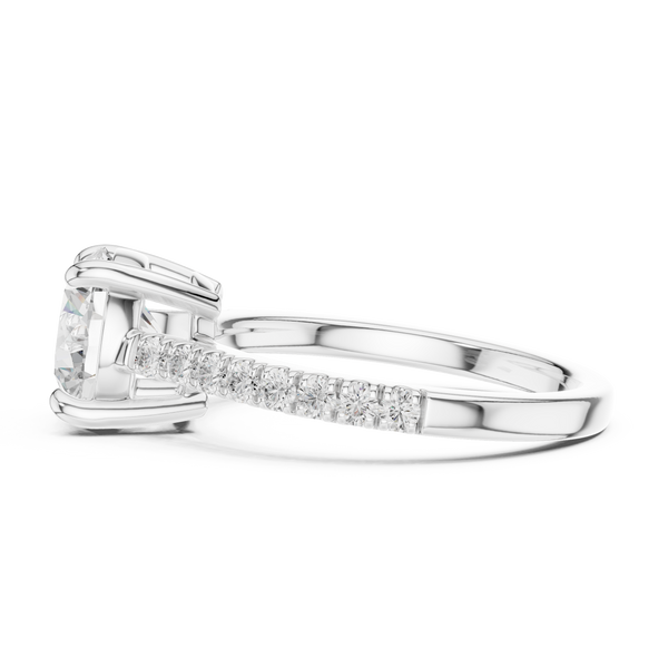 Delicate Blossom Lab Grown Diamond Ring