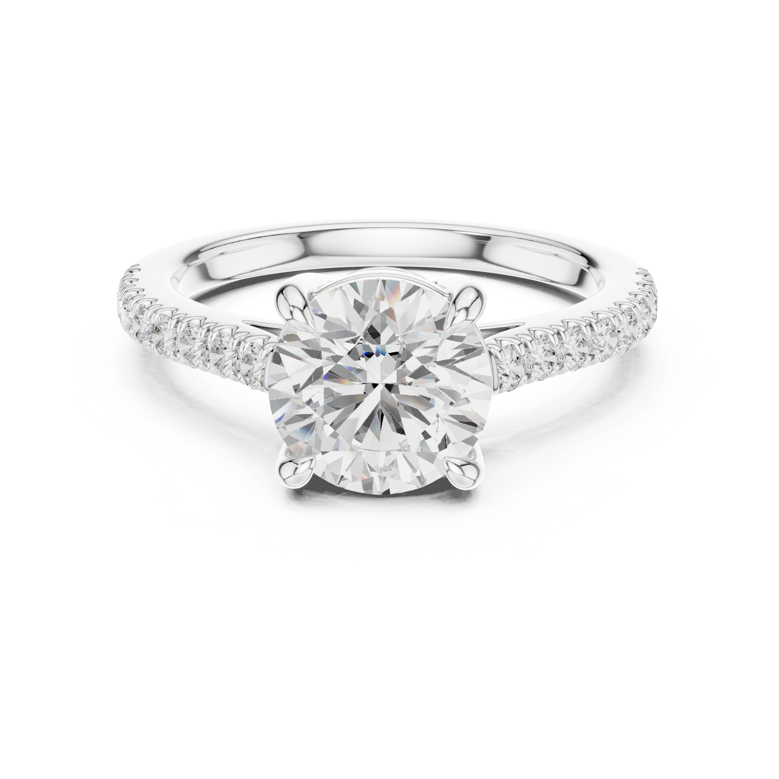 Delicate Blossom Lab Grown Diamond Ring