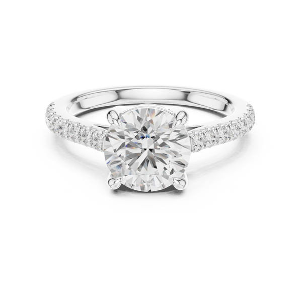 Delicate Blossom Lab Grown Diamond Ring