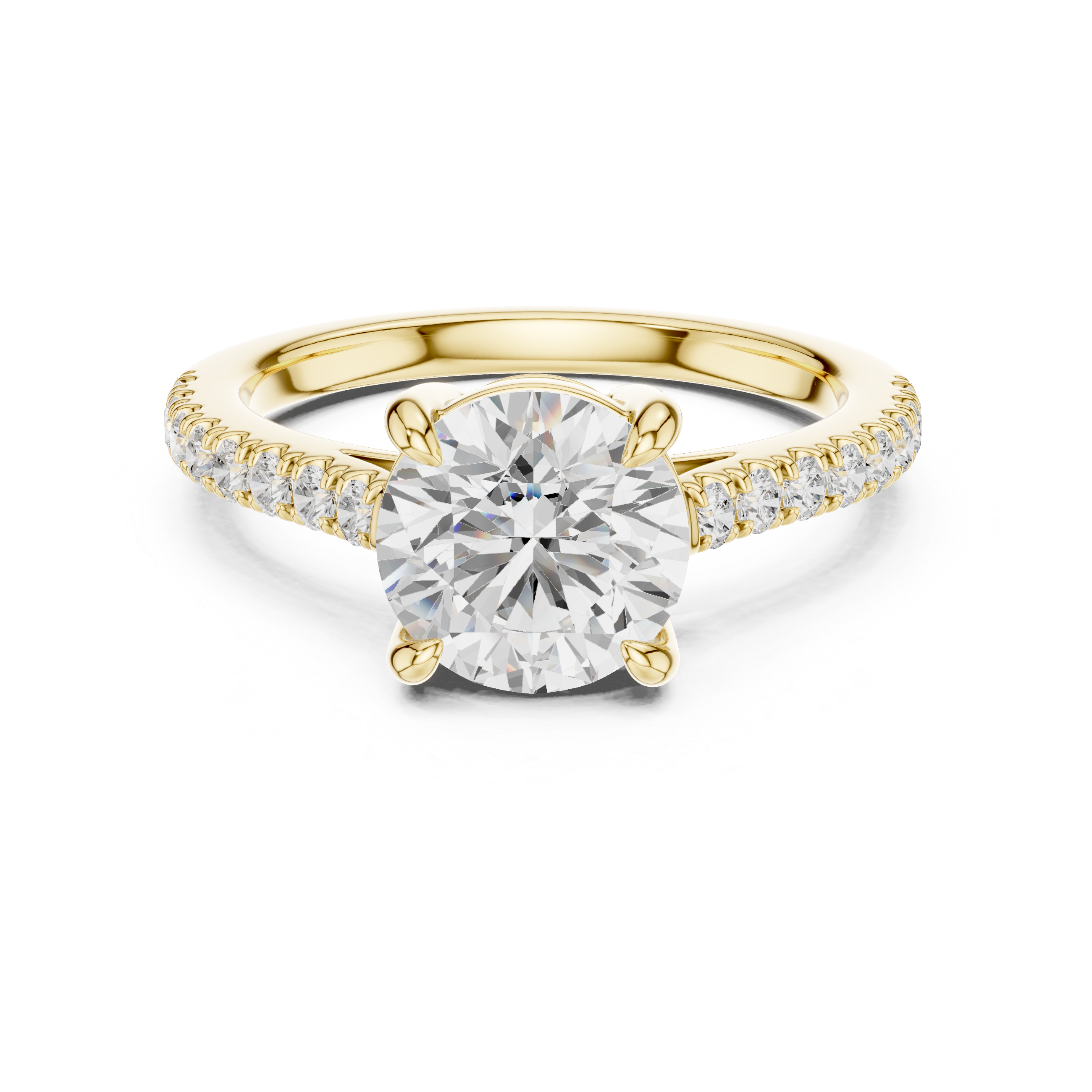 Delicate Blossom Lab Grown Diamond Ring