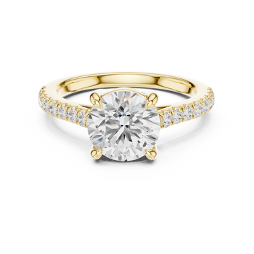 Delicate Blossom Lab Grown Diamond Ring