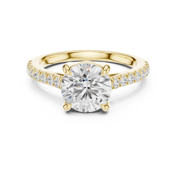 Delicate Blossom Lab Grown Diamond Ring