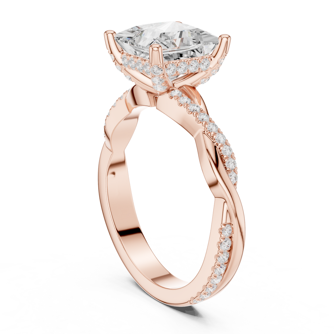 Golden Whisper Lab Grown Diamond Ring