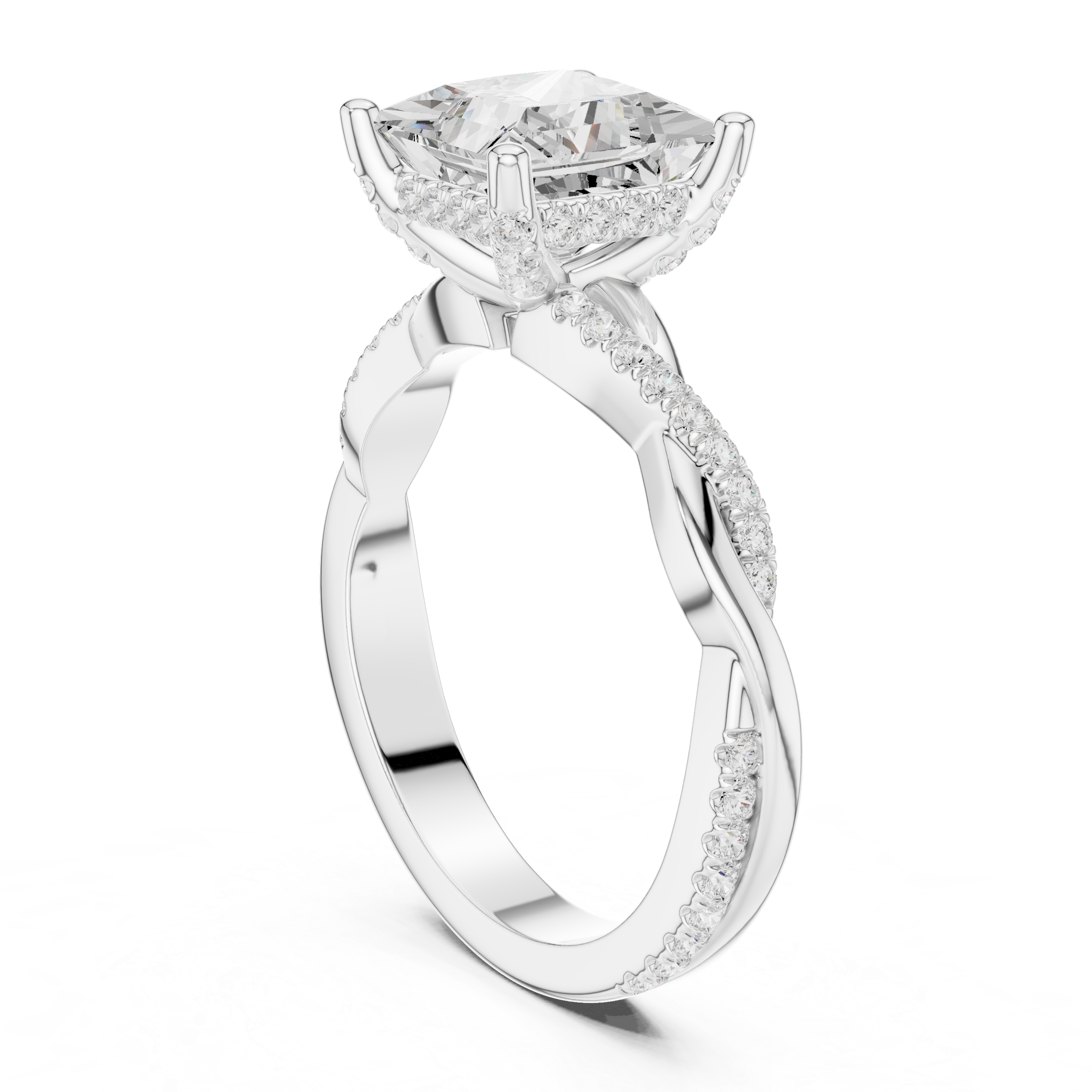 Golden Whisper Lab Grown Diamond Ring