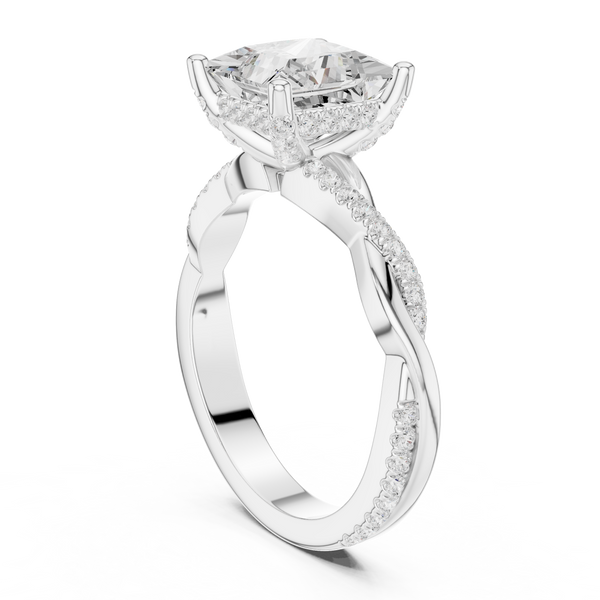 Golden Whisper Lab Grown Diamond Ring