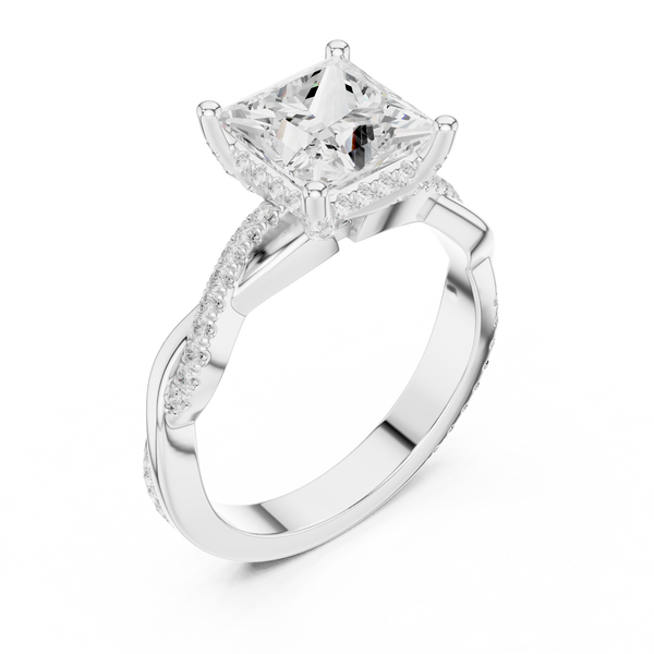 Golden Whisper Lab Grown Diamond Ring