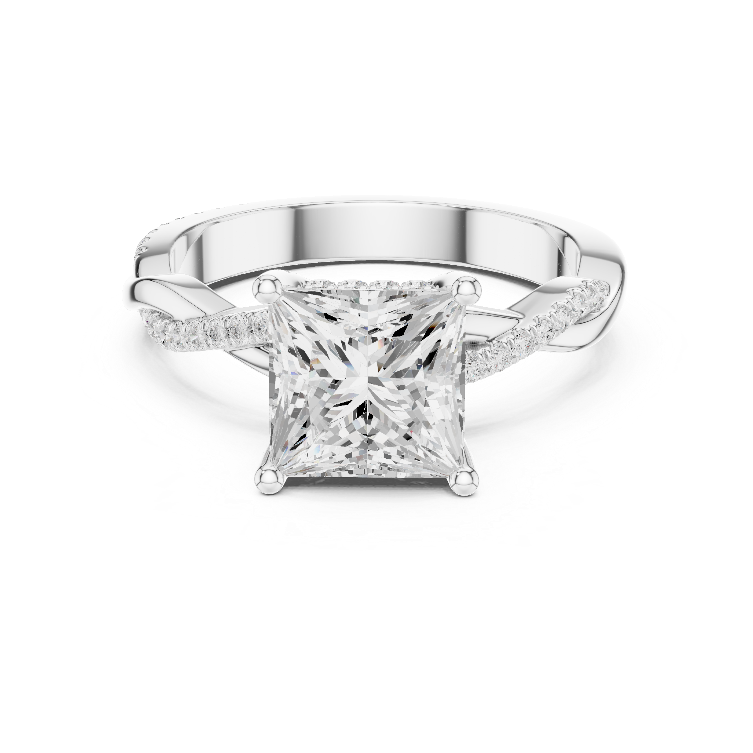 Golden Whisper Lab Grown Diamond Ring
