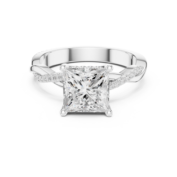 Golden Whisper Lab Grown Diamond Ring