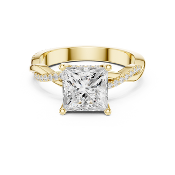 Golden Whisper Lab Grown Diamond Ring