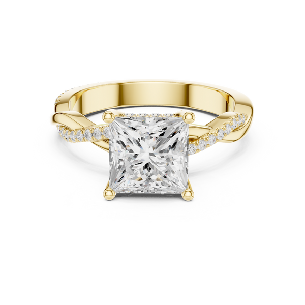 Golden Whisper Lab Grown Diamond Ring