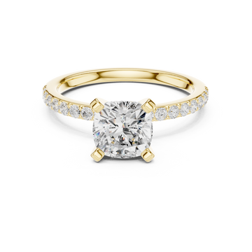 Crystal Bloom Lab Grown Diamond Ring