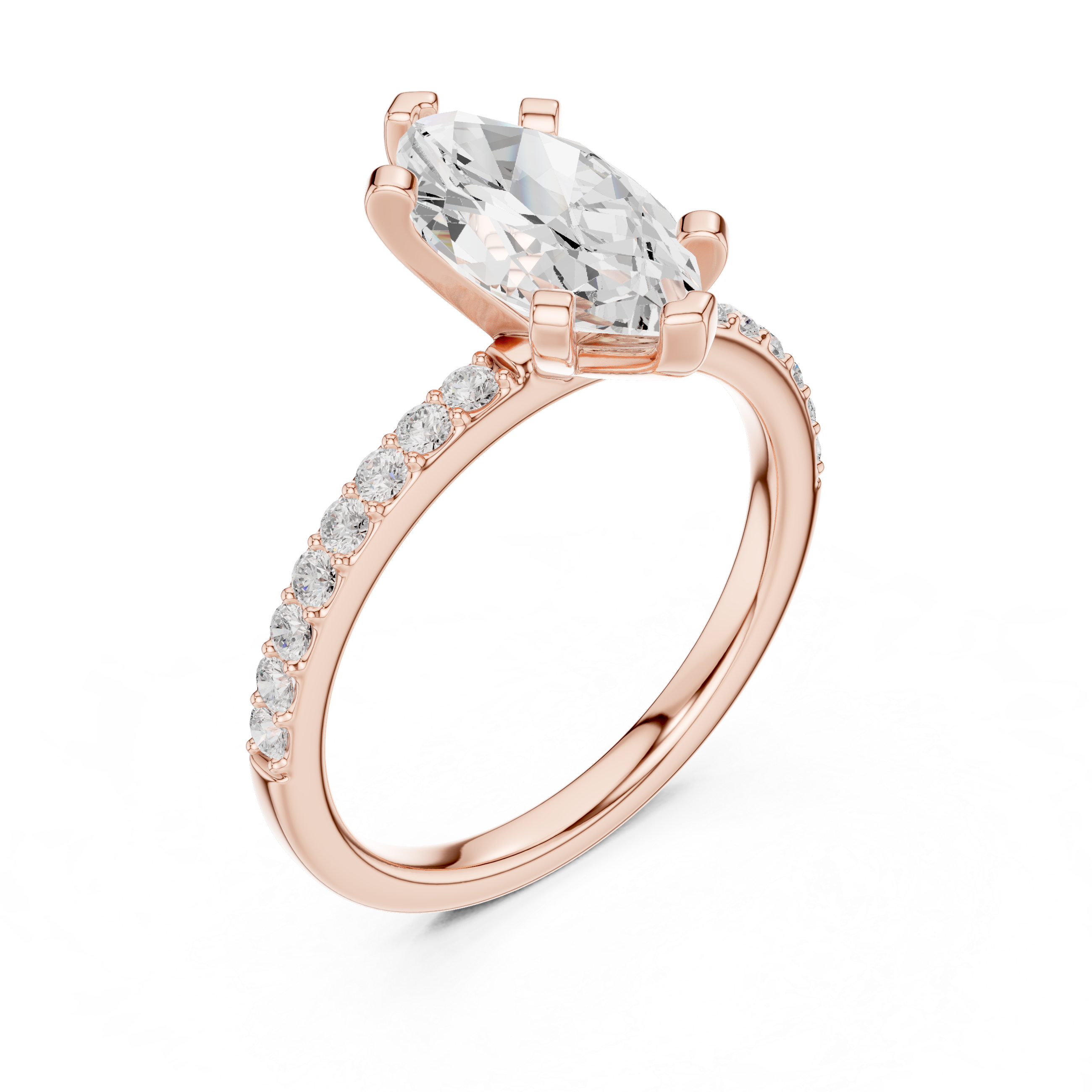 Crystal Serenity Lab Grown Diamond Ring