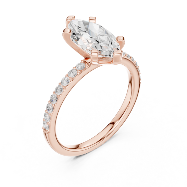 Crystal Serenity Lab Grown Diamond Ring